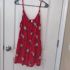 Divide Floral Romper